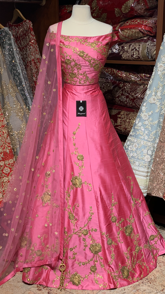 The Pink Blossom Lehenga -PW05