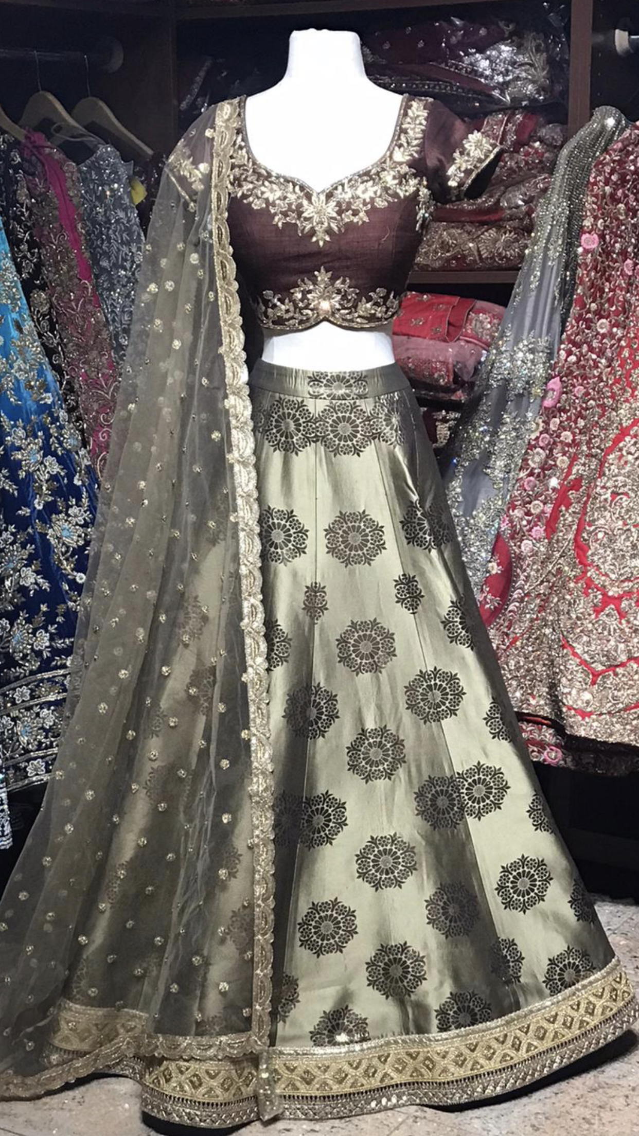 The Sabreena Lehenga-PW33