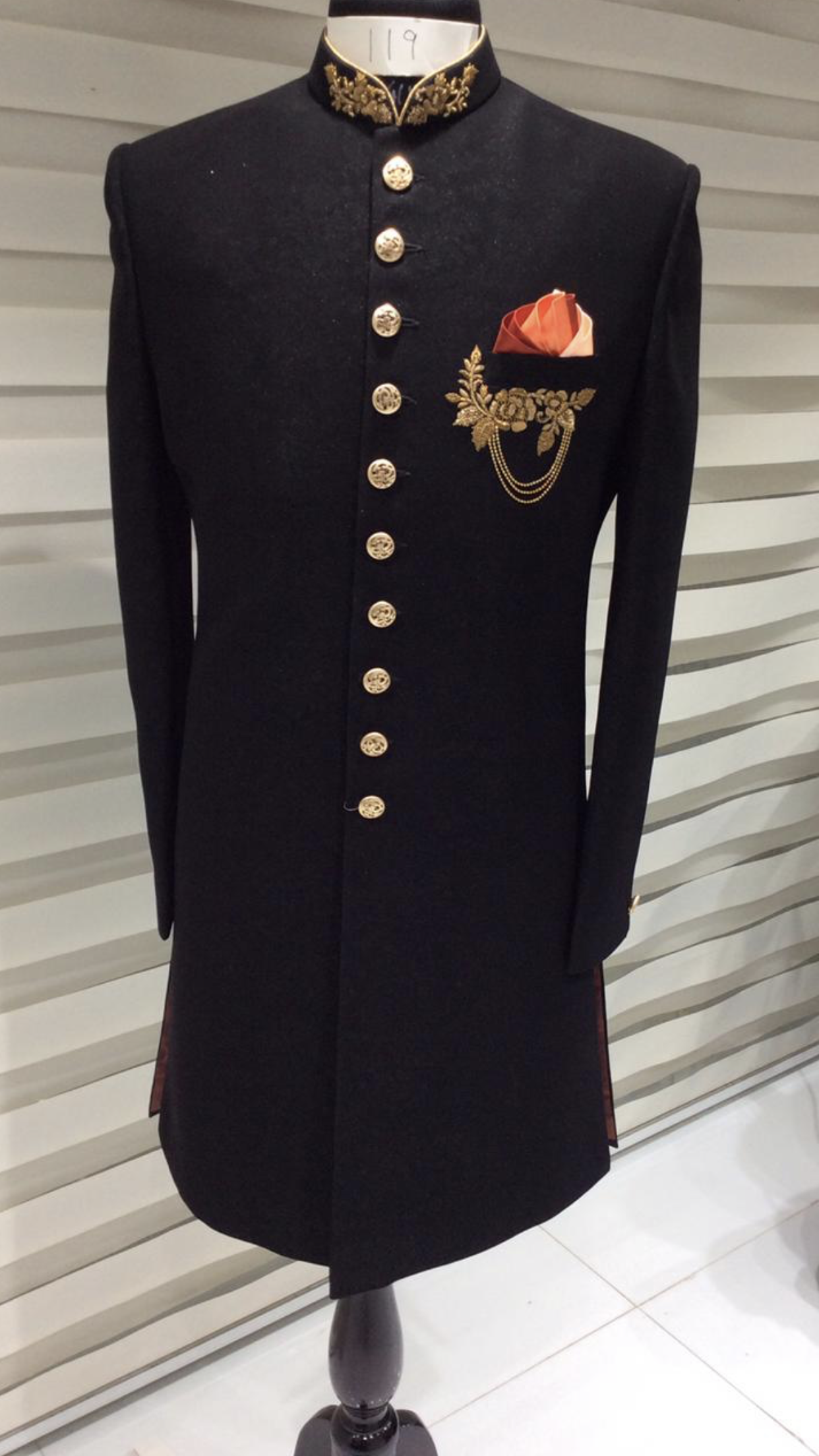 Black Sherwani