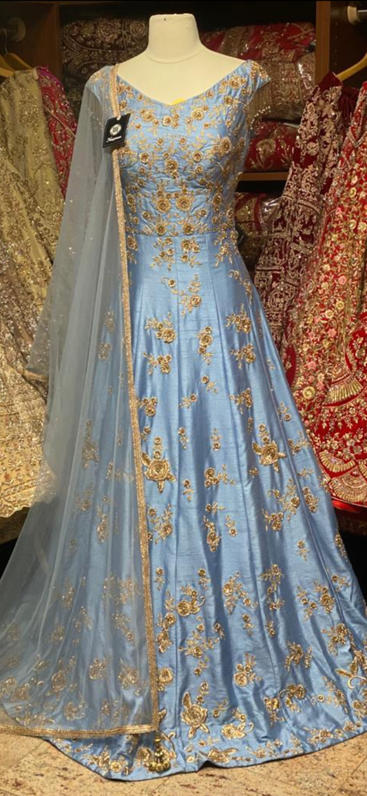 Maya Blue Size 38 Anarkali