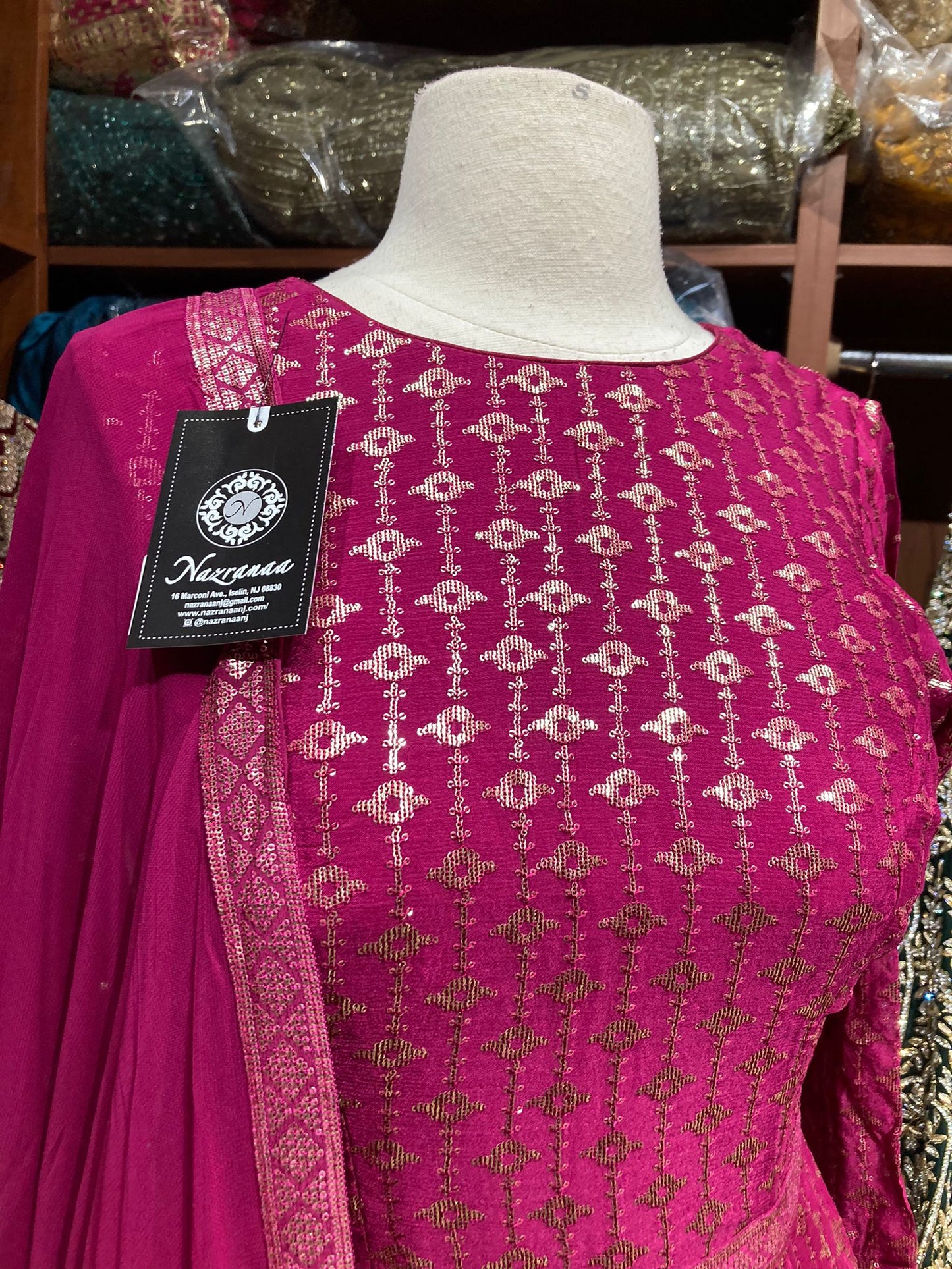 Barbie Pink Anarkali PWA-111