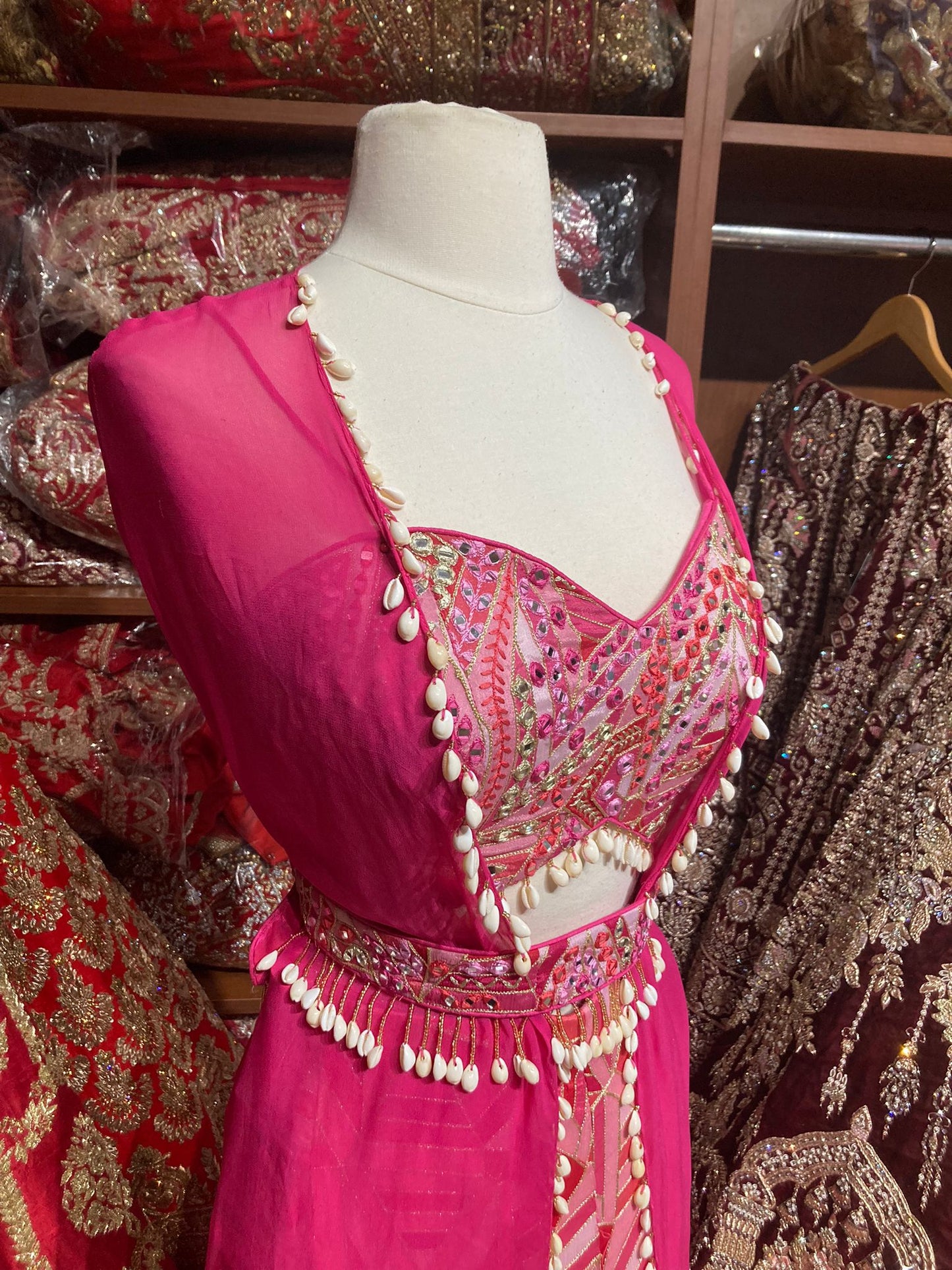 Persian Pink Party Wear Suit Collection PWS-111