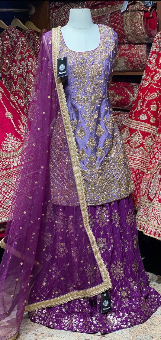 Lilac Purple Party Wear Suit Collection PWS-071