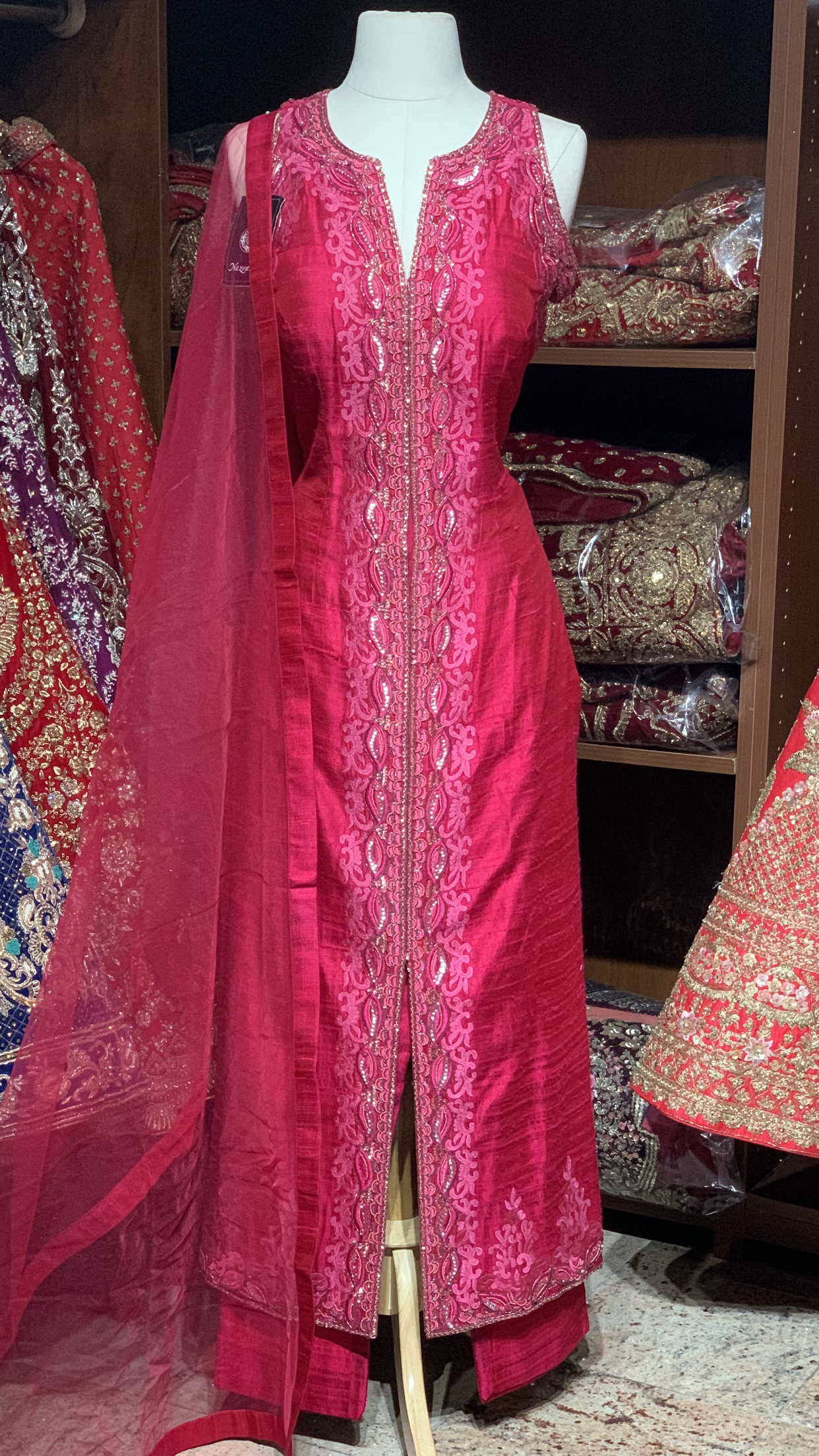 Pink Size 38 Straight Suit