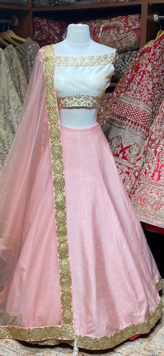 Dusky Peach Bridesmaids Lehenga BML-012