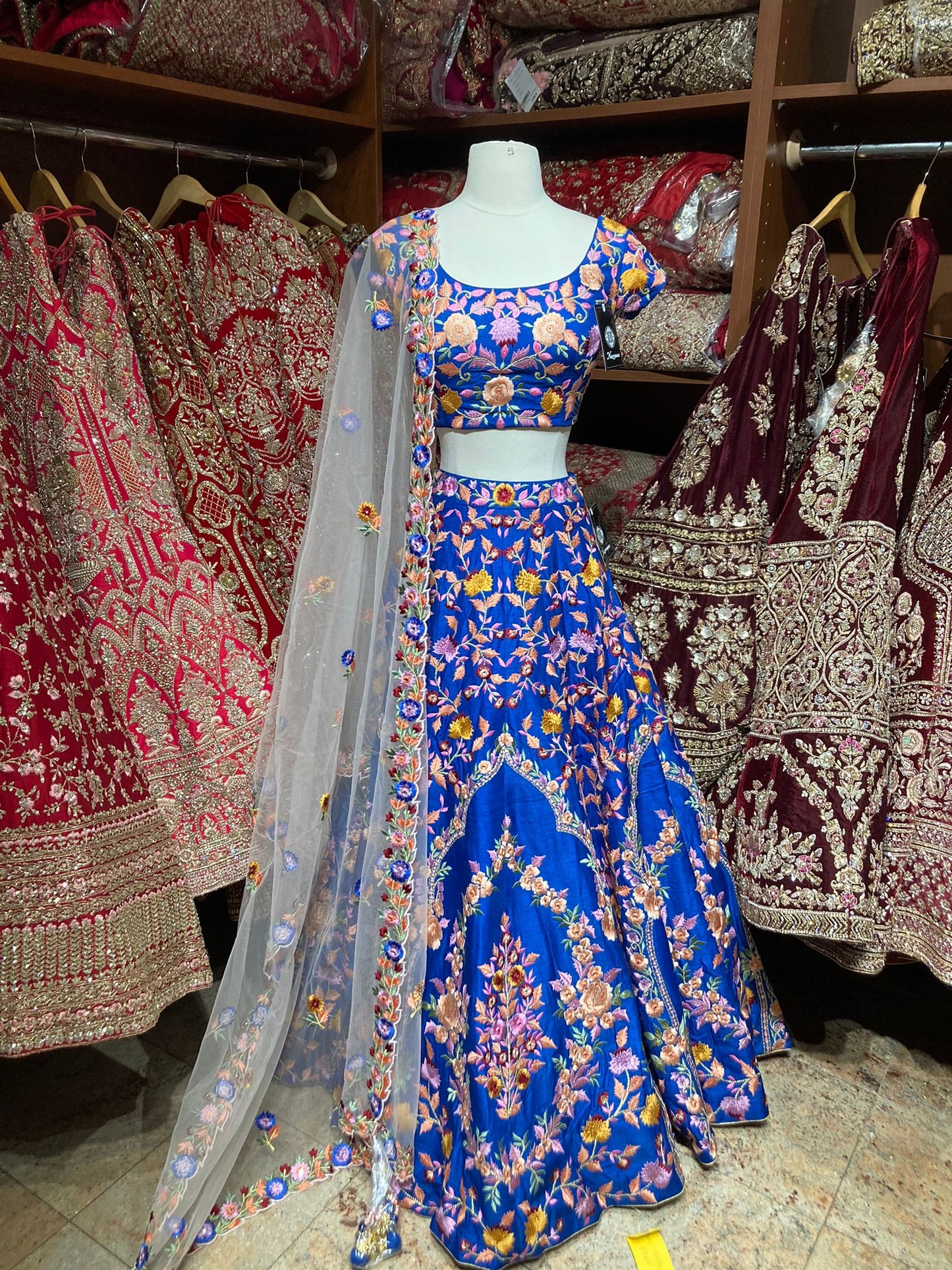 Sapphire Blue Unmissable  Rangaadi Party Wear Collection PWC-057