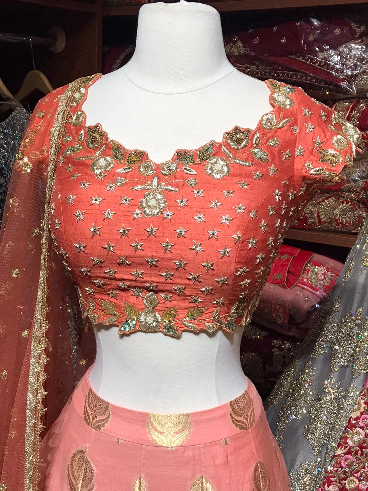 The Peach on the Beach Lehenga-PW44