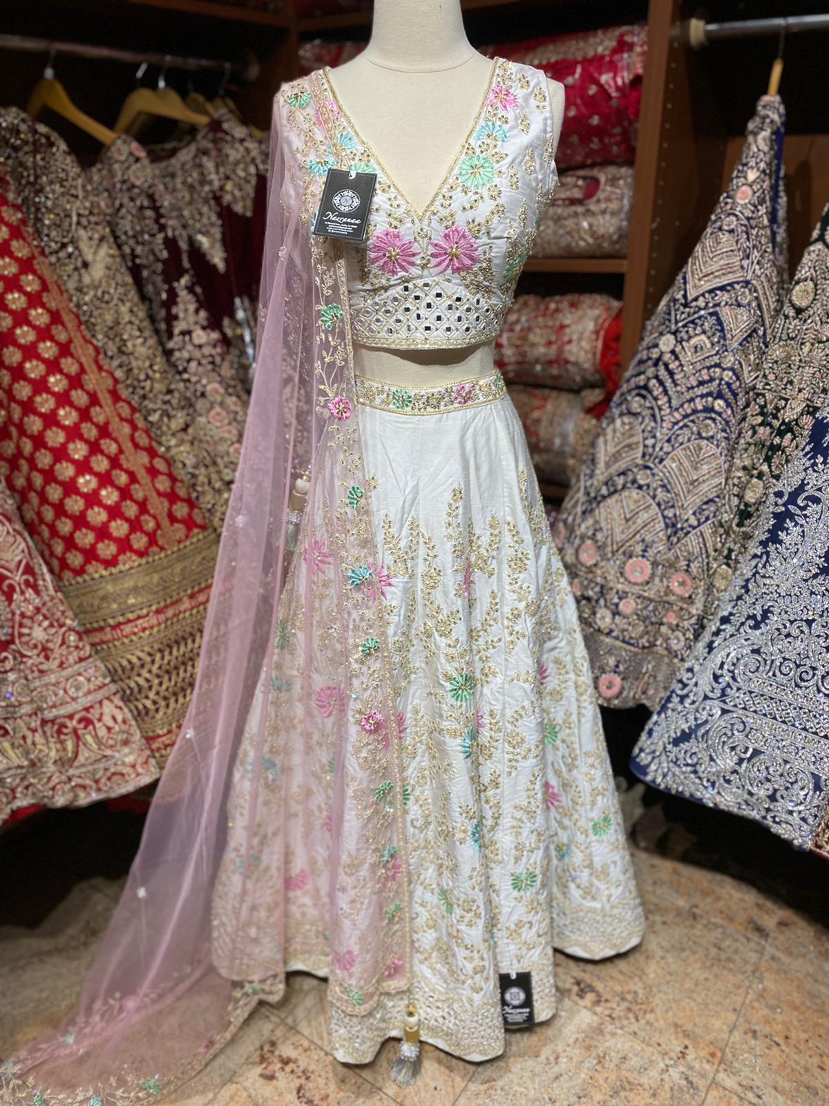 Pearl White New Era Party Wear Collection PWL-500