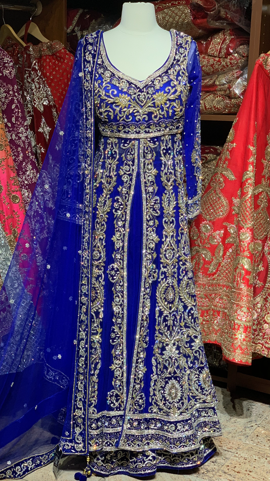 Royal Blue Size 38 Bridal Lacha