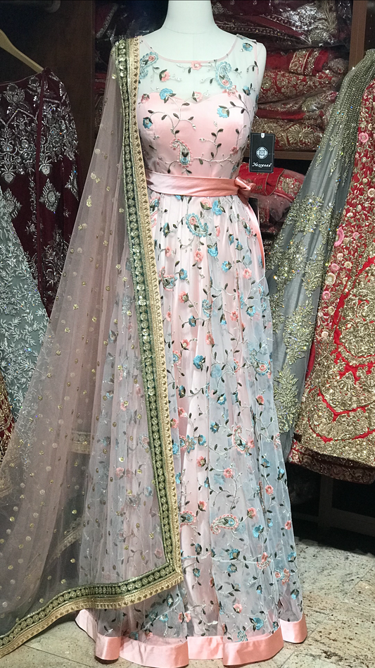 Blush Belted Size 38 Anarkali