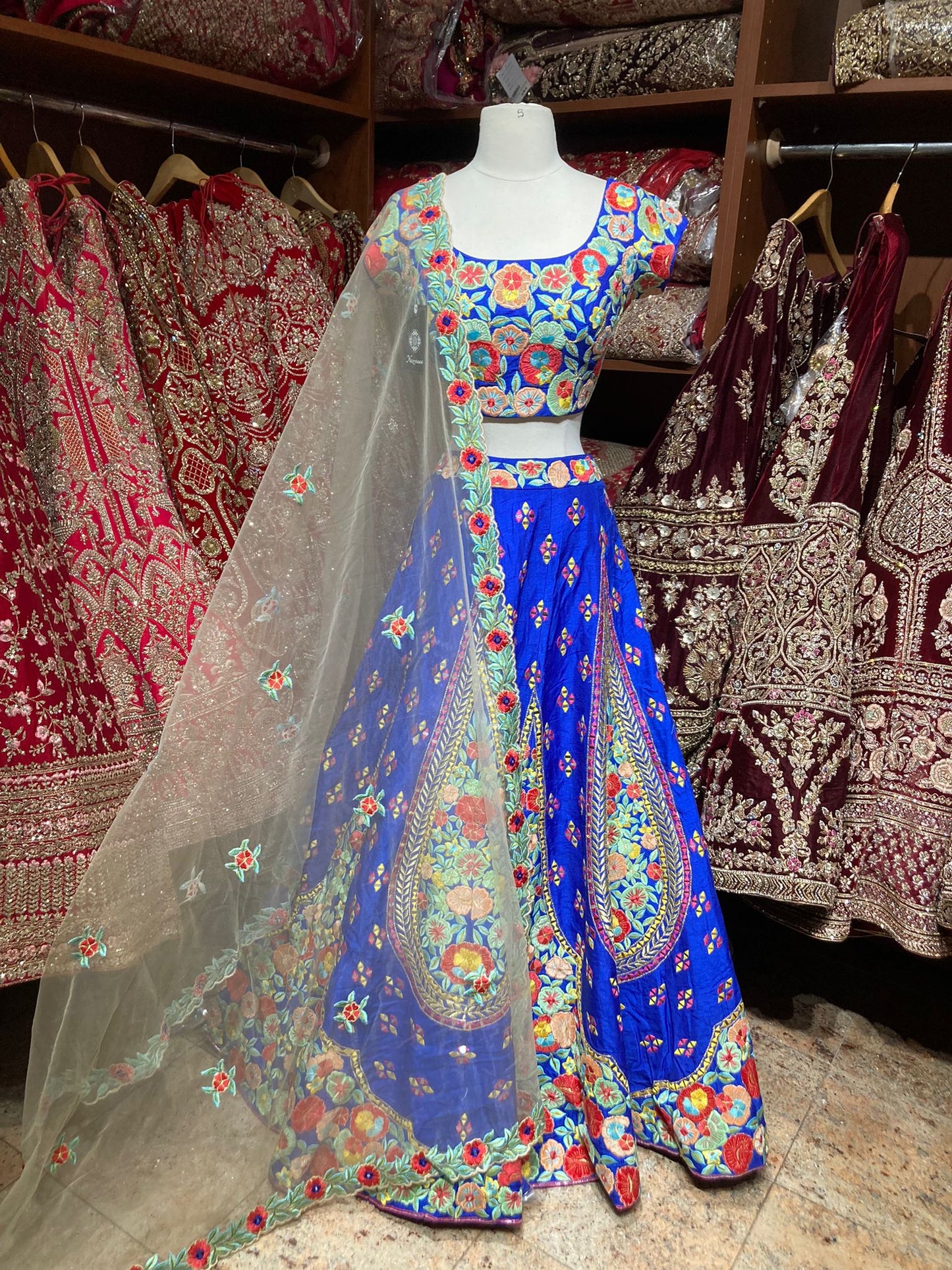 Royal Blue Unmissable  Rangaadi Party Wear Collection PWC-056