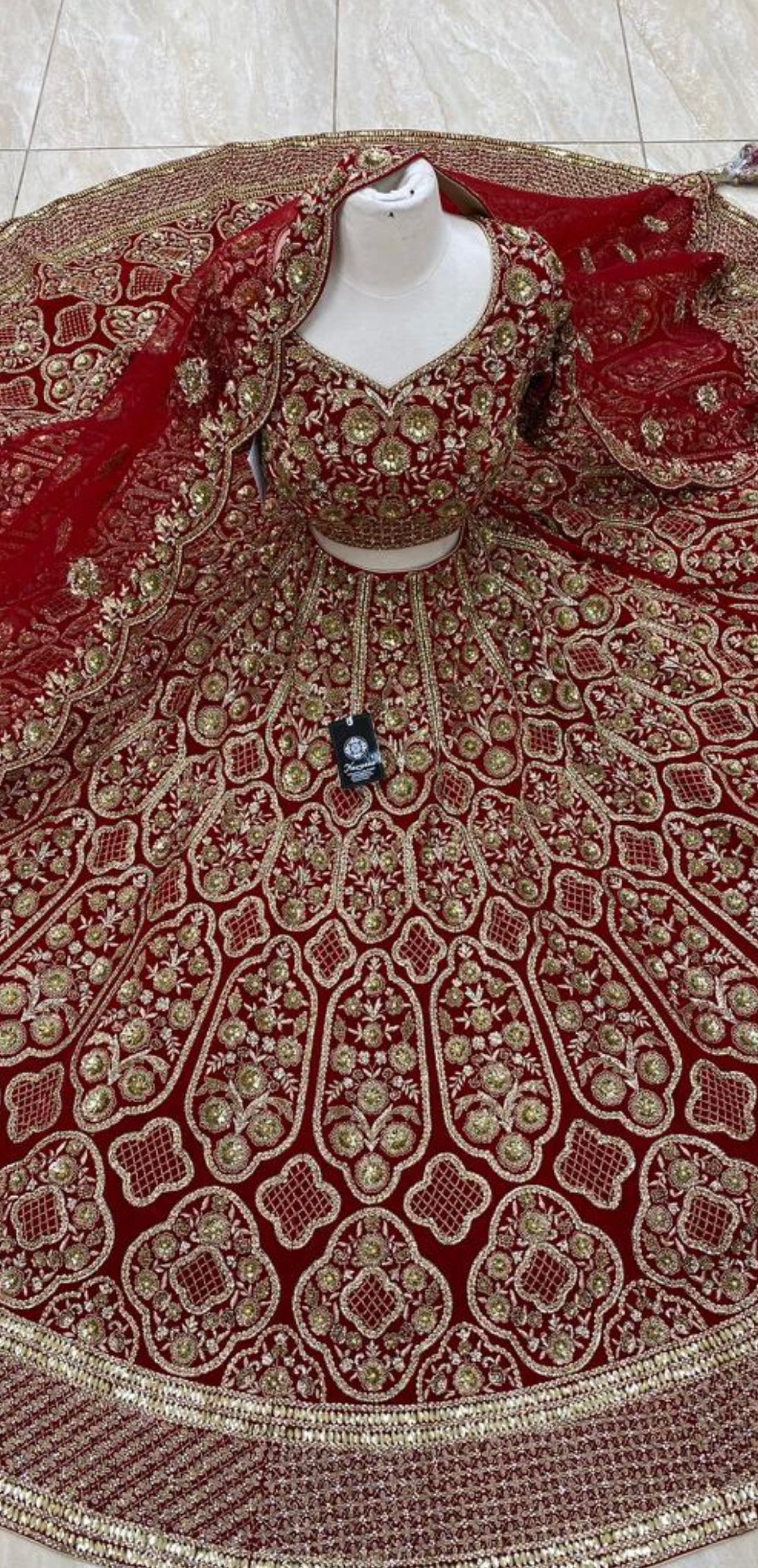 Ruby Red Persian Bridal Collection -40