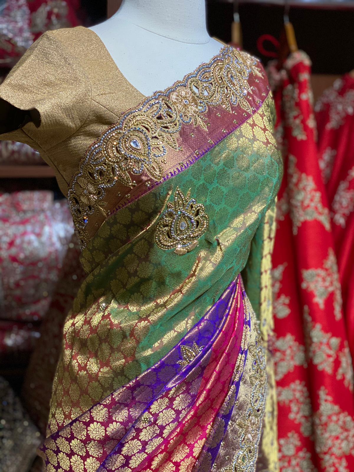 Pure Silk Kanjeevaram Manthrakodi