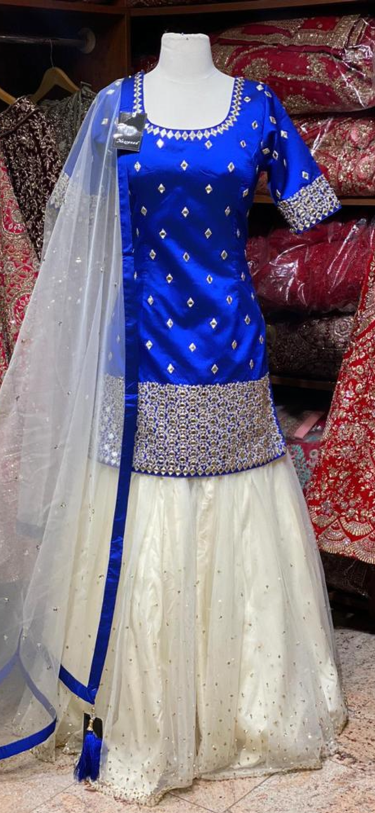 Royal Blue Party Wear Suit Collection PWS-023