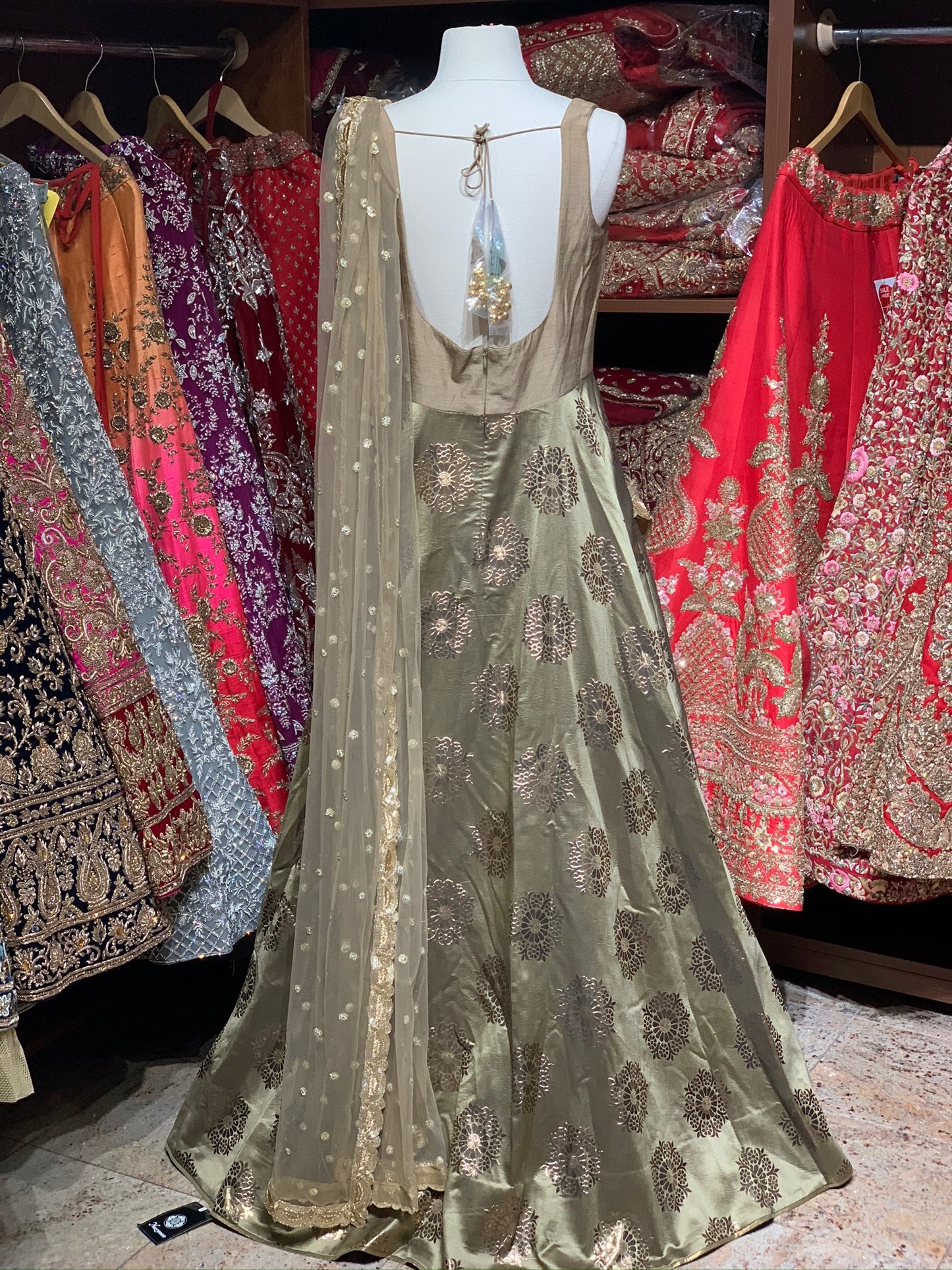 Gold Size 38 Anarkali