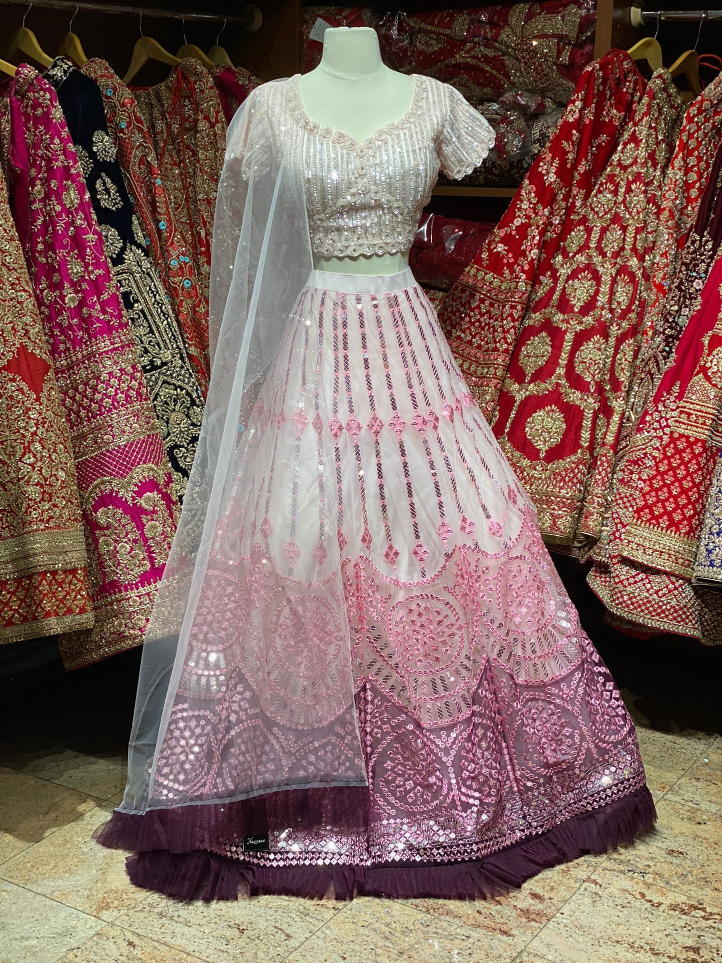 Blush Pink New Era Party Wear Collection PWL-248