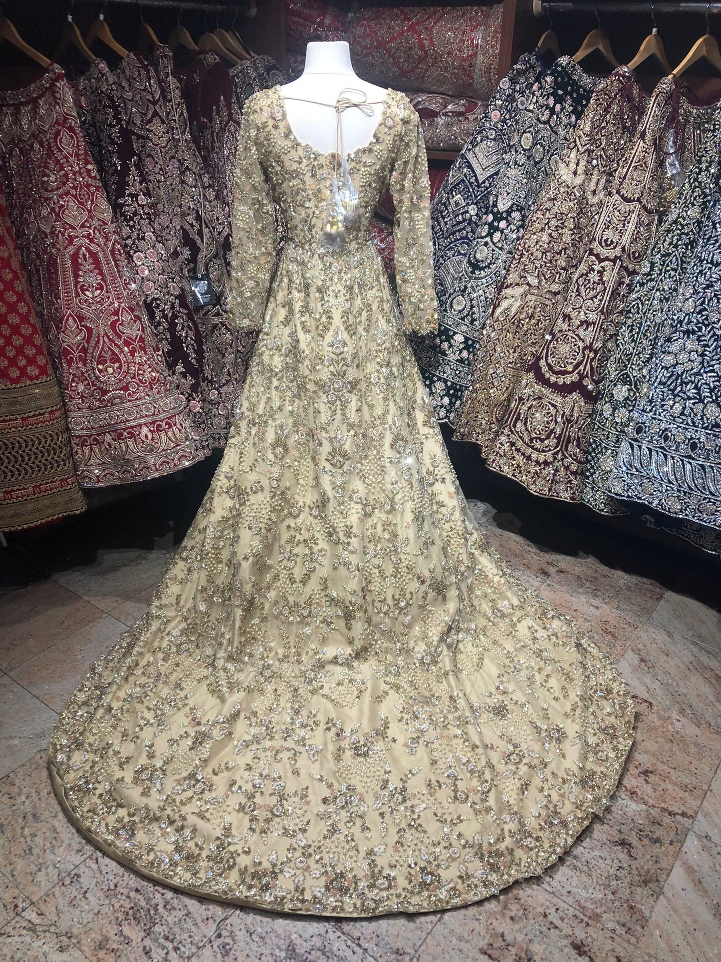 Glamorous Gold Special Edition Gown PWG-007