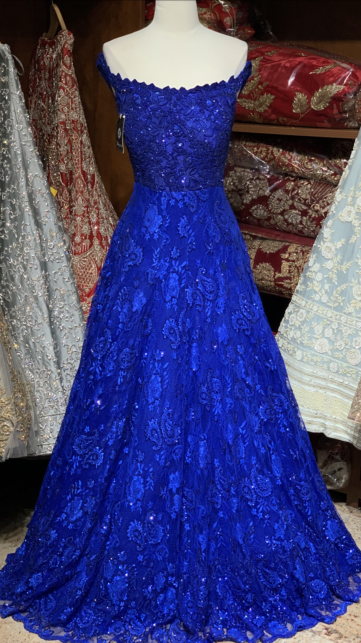 Royal Blue Size 38 Gown