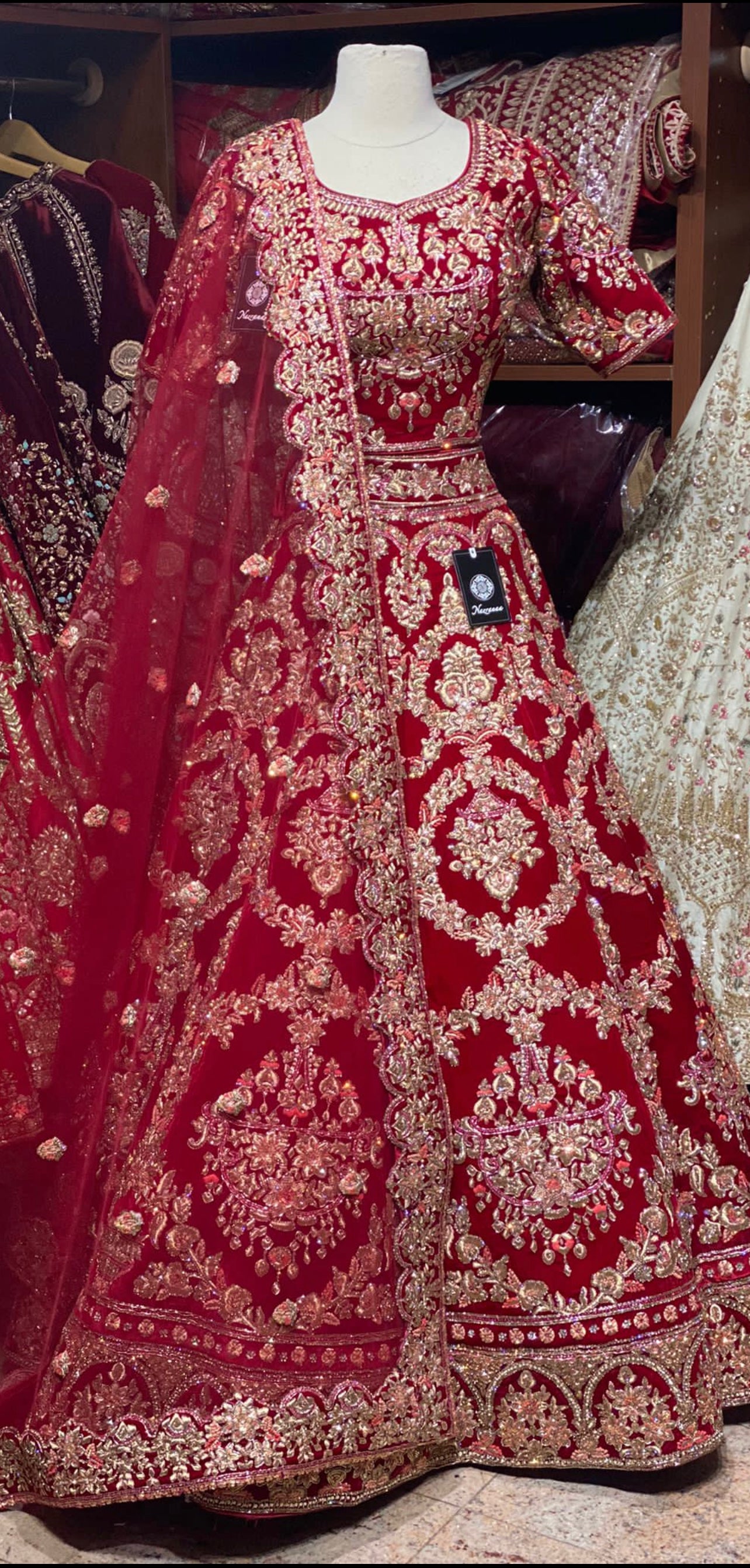 Ruby Red Persian Bridal Collection- 26