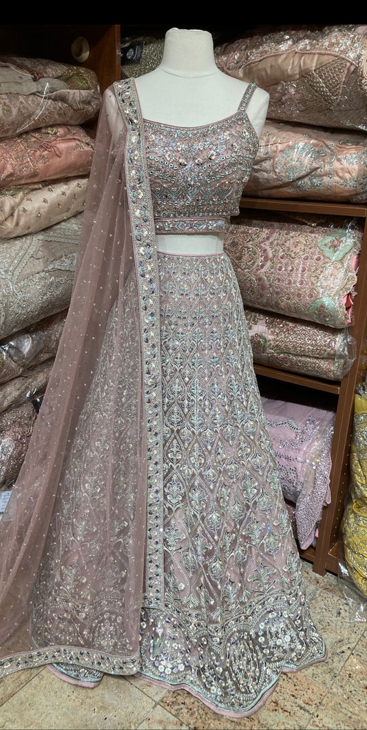 Pinkish Beige New Era Party Wear Collection PWL-597