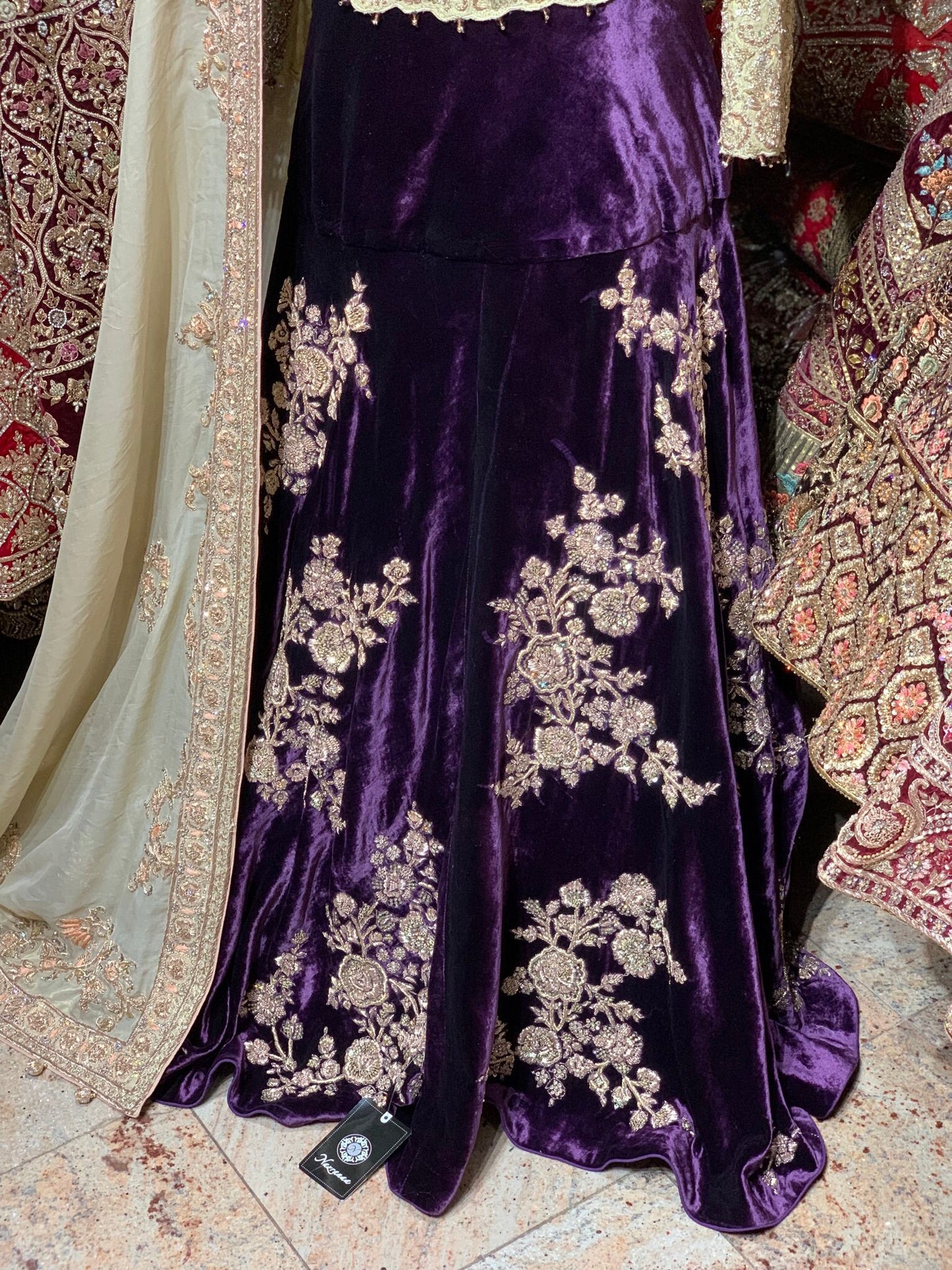 Violet Purple New Era Party Wear Collection PWL-377