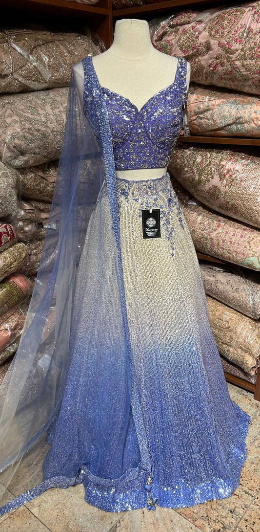 Sapphire Blue New Era Party Wear Collection PWL-614