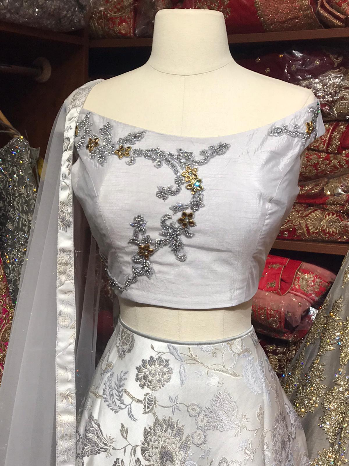 The Raspberry Lehenga-PW27