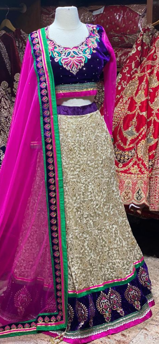 Golden Collection Party Wear Lehenga PWL-106