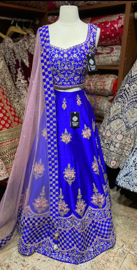 Royal Blue New Era Party Wear Collection PWL-503