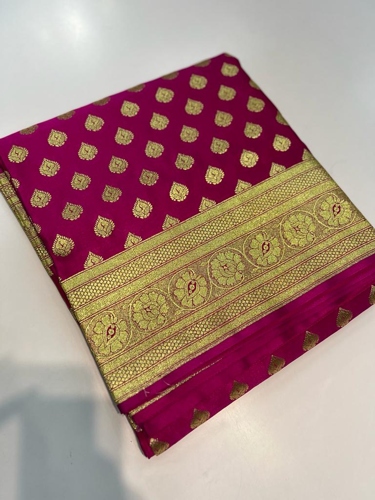 Blended Banarasi Saree-015