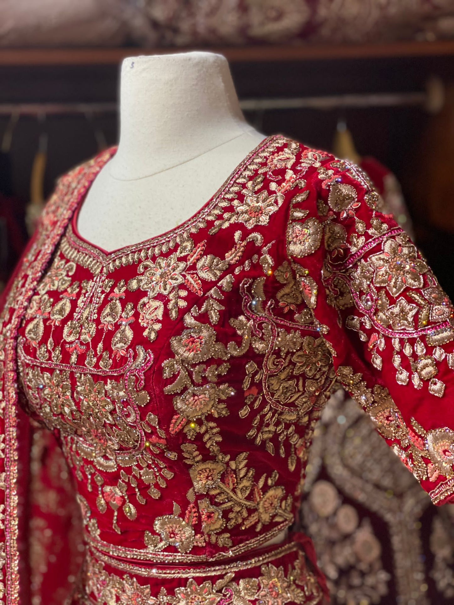 Ruby Red Persian Bridal Collection- 26