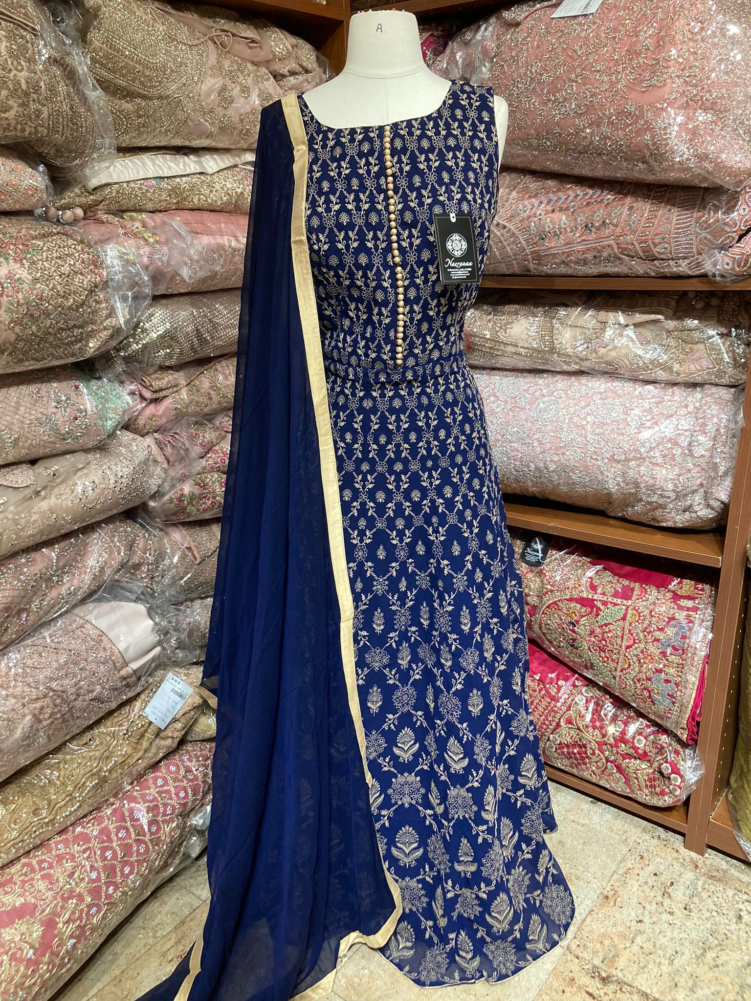 Party Wear Anarkali PWA-158 Nazranaa Party Wear Anarkali PWA-158 Nazranaa