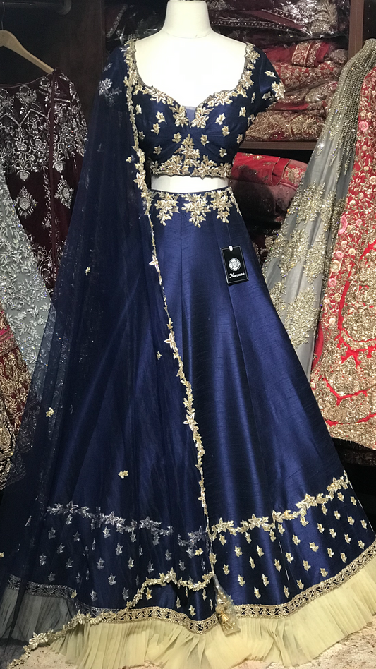 The Dark Sky Lehenga-PW47