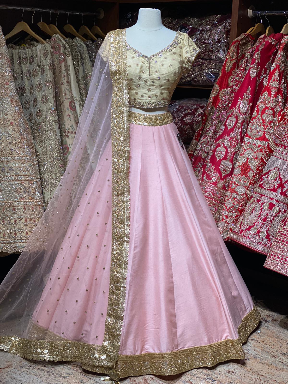 Ballerina Pink Bridesmaids Lehenga BML-021