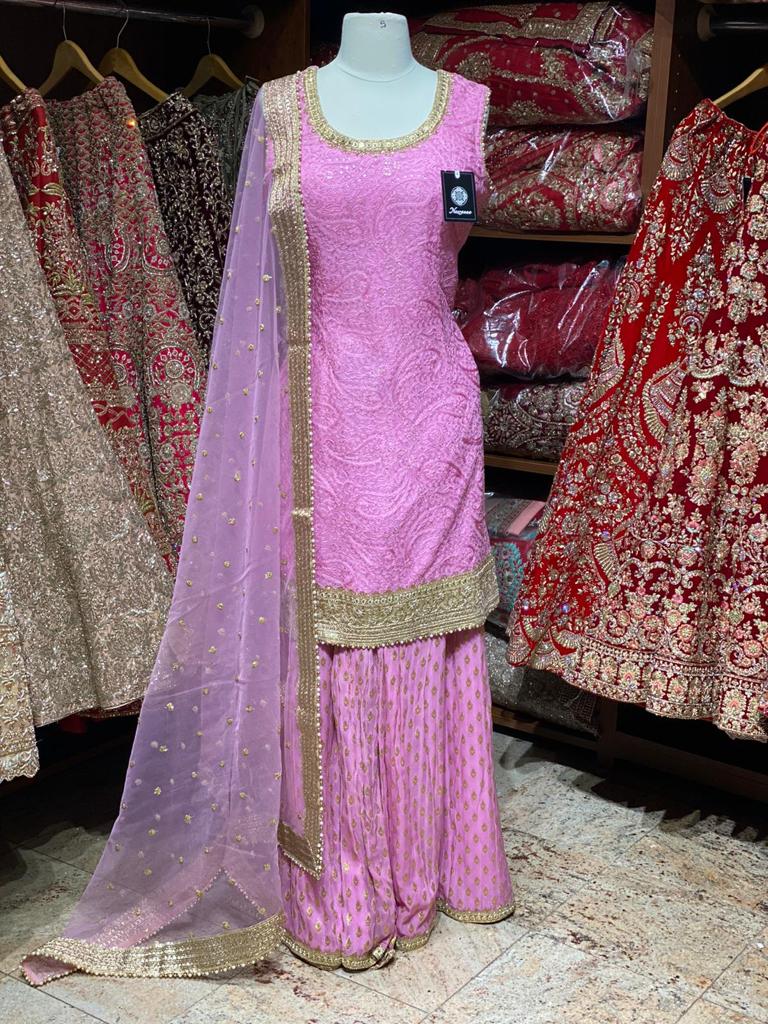 Persian Pink Party Wear Suit Collection PWS-028