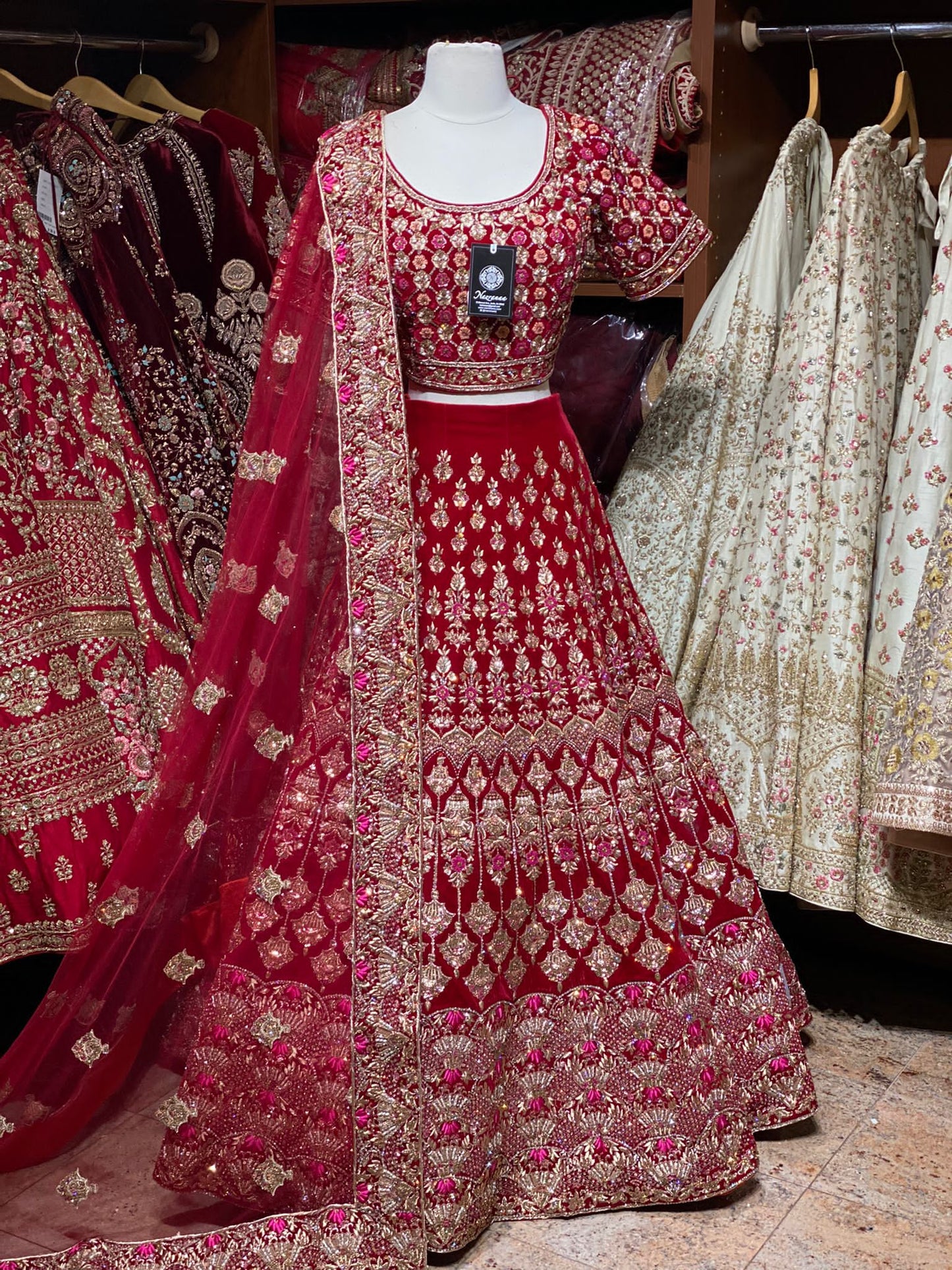 Rosewood Red Persian Bridal Collection -29