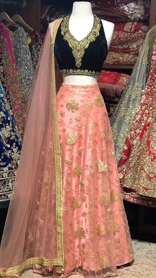 The Sinister Sin Lehenga-PW41