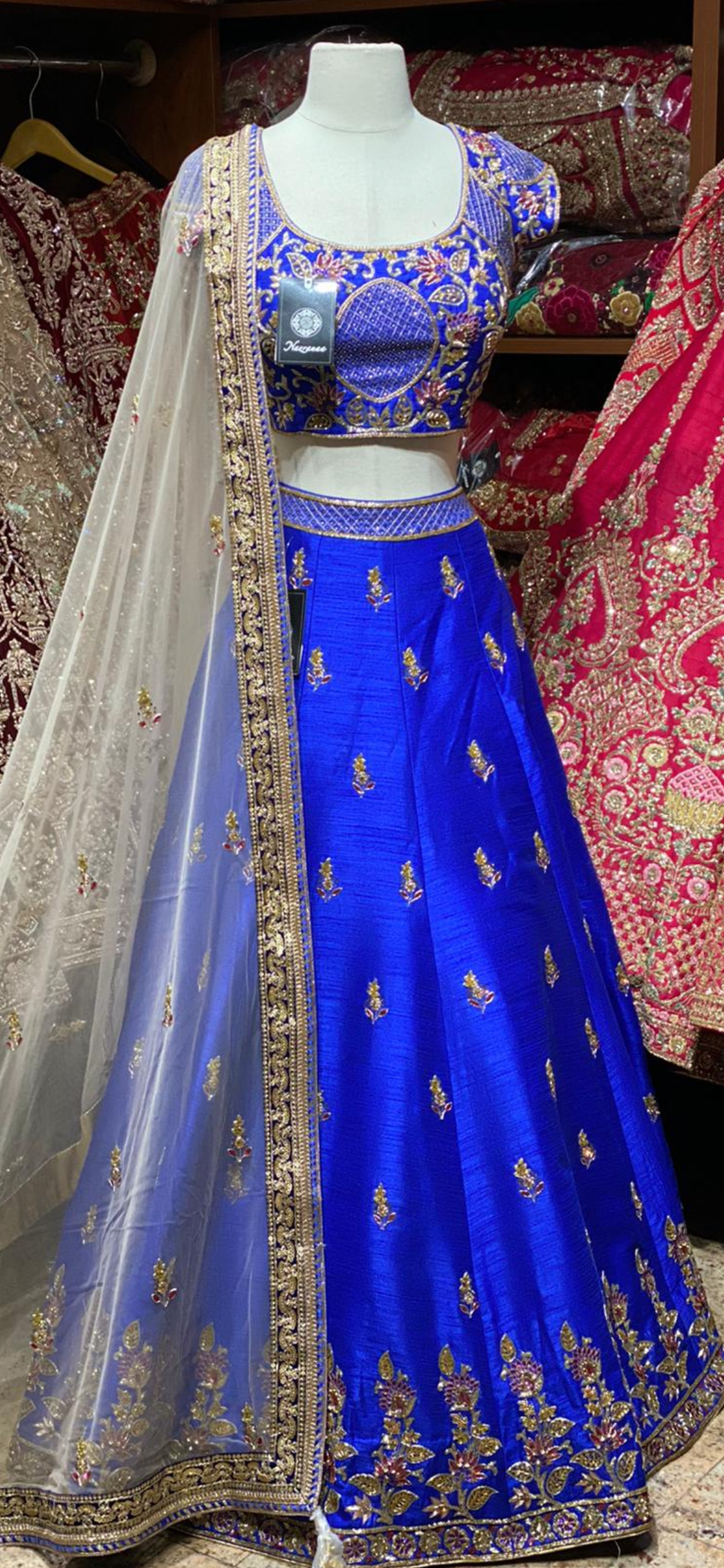 Royal Blue Party Wear Lehenga PWL-103