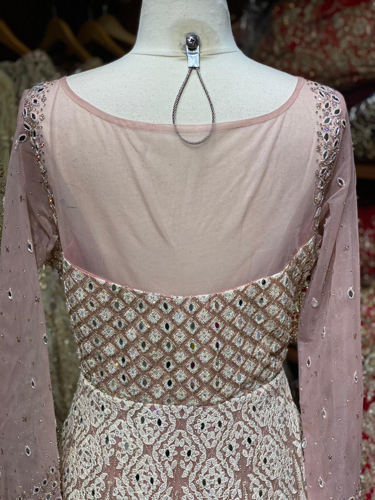 Petal Pink XXL Anarkali PWA-008