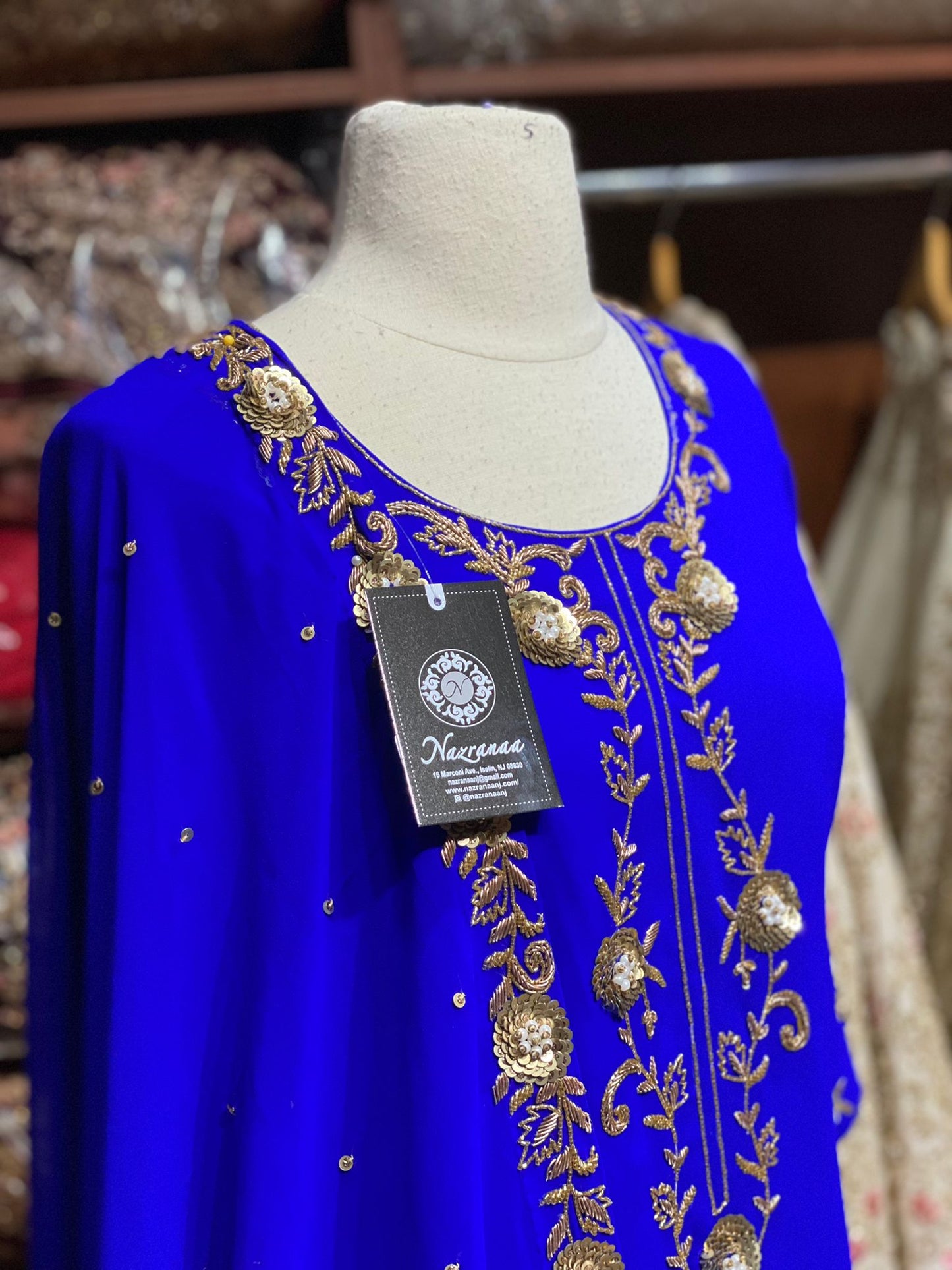 Royal Blue New Era Party Wear Collection PWL-400