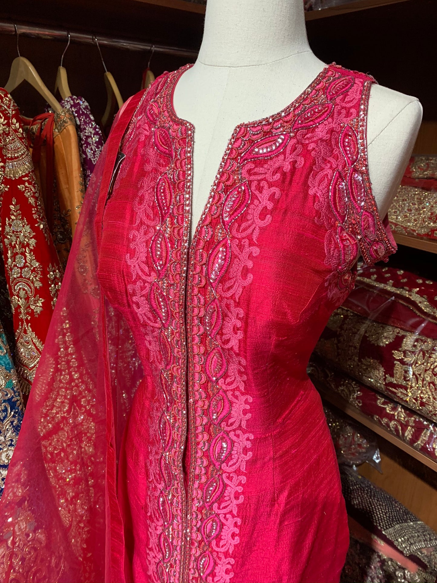 Pink Size 38 Straight Suit