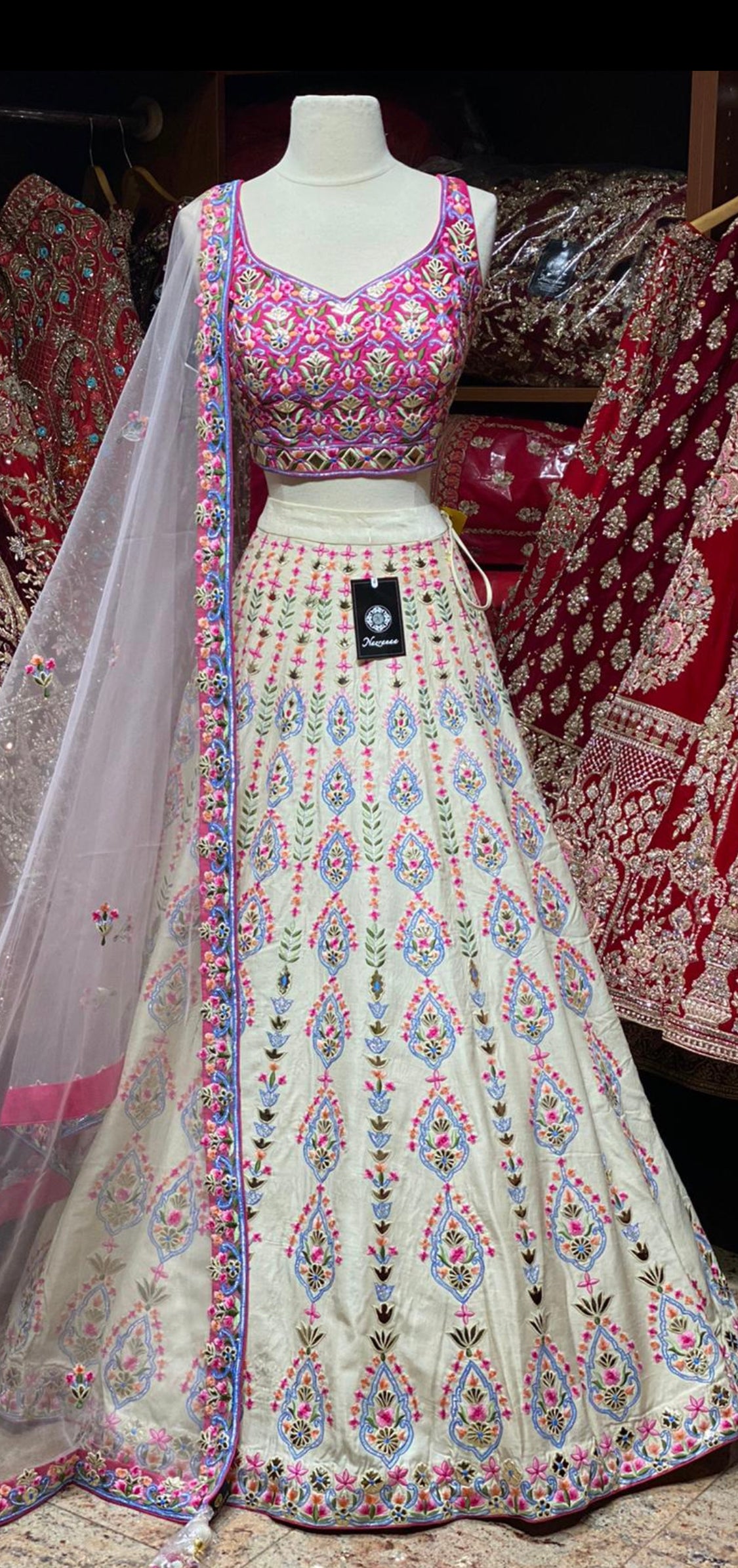 Ivory White Unmissable Rangaadi Party Wear Collection PWC-019