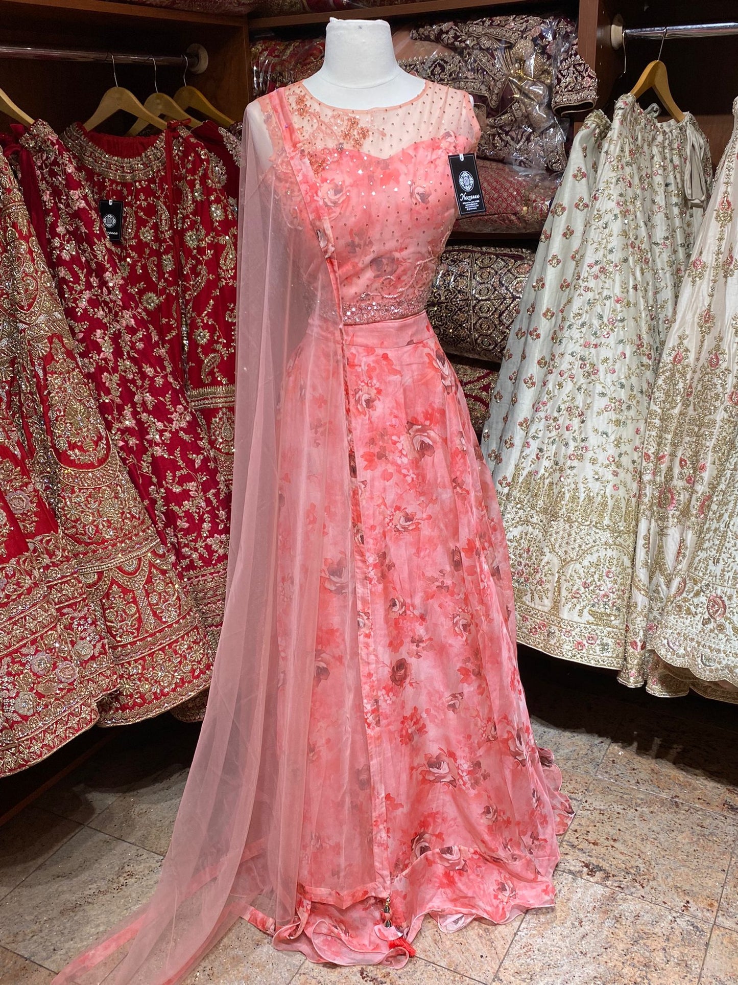 Watermelon Pink New Era Party Wear Collection PWL-326