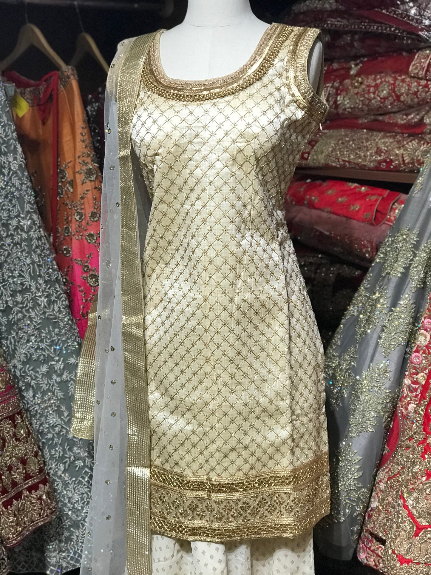 Silk Size 38 Special Sharara Suit