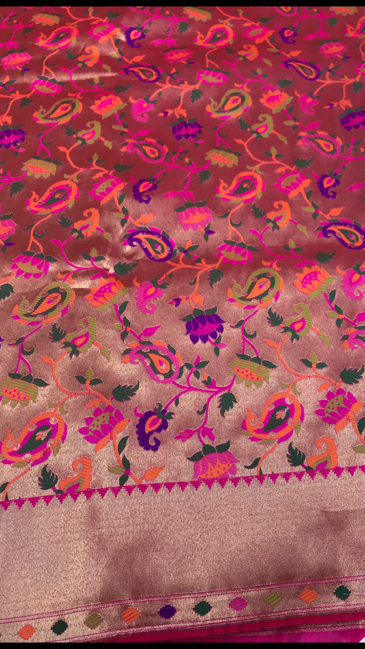 Multicolor Art Banarasi Saree