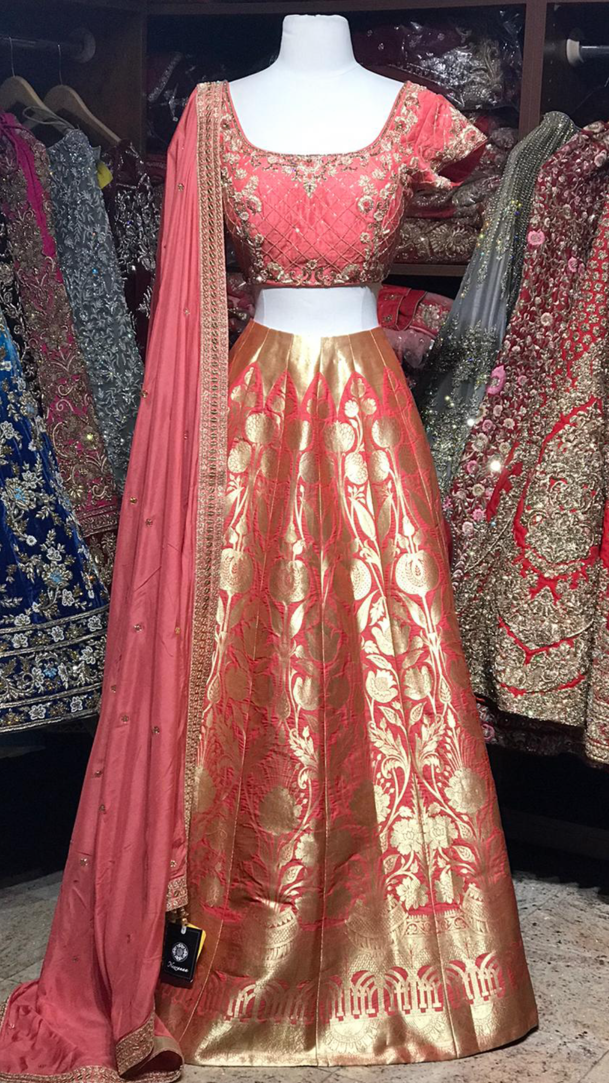 The Fusia lehenga-PW29