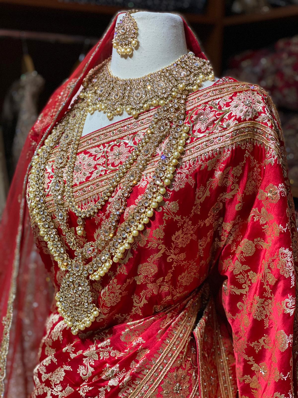 Pure Silk Banarasi Bridal Saree