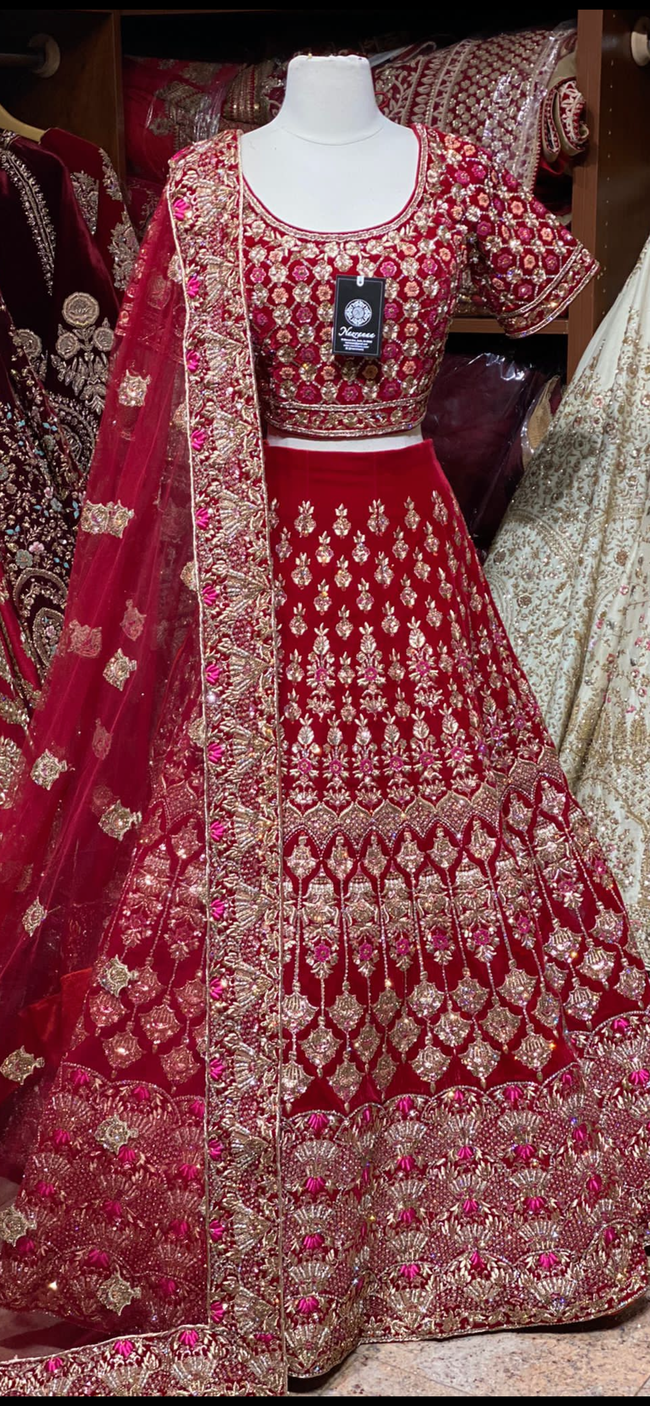 Rosewood Red Persian Bridal Collection -29