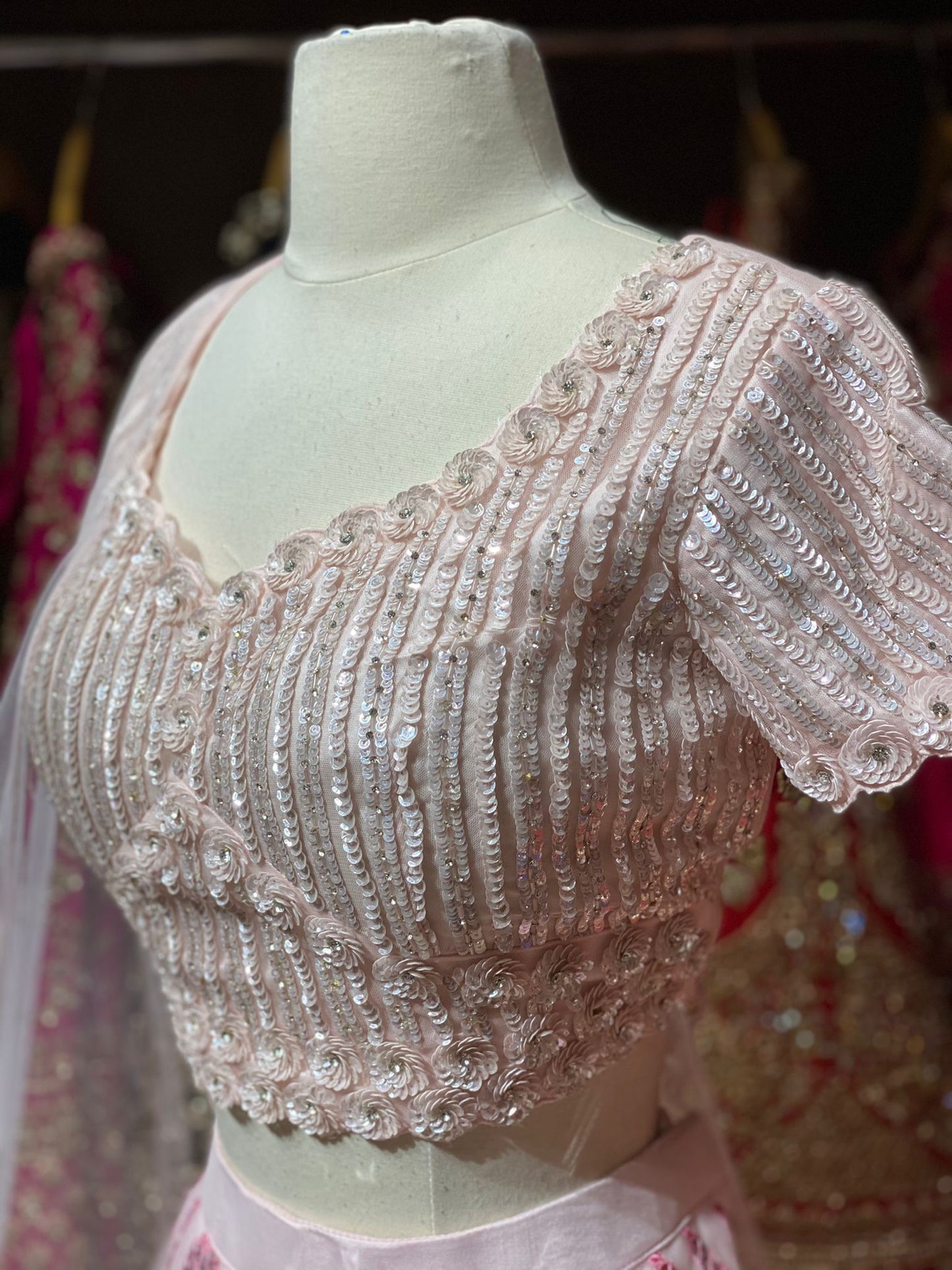 Blush Pink New Era Party Wear Collection PWL-248