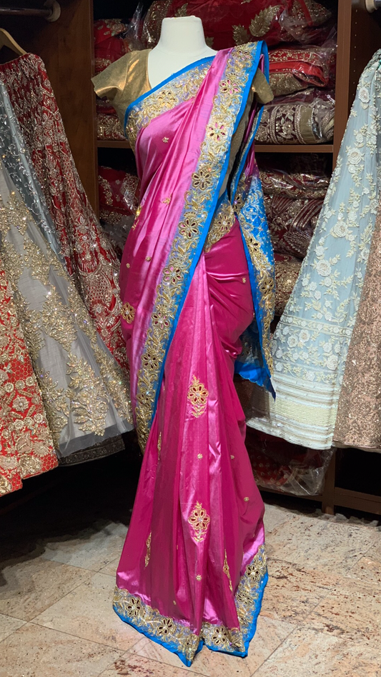 Pink Pure Silk Kanjeevaram Saree